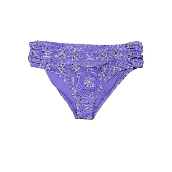 California Waves Purple Bikini Bottom - Picture 4 of 5